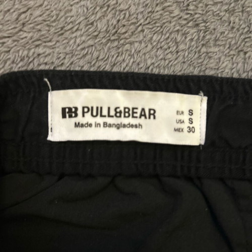 Cargo black shorts Pull & Bear like new, size S