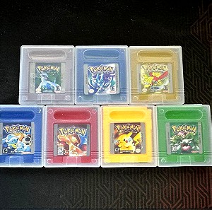 Pokemon Blue/Red/Yellow/Green/Gold/Silver/Crystal