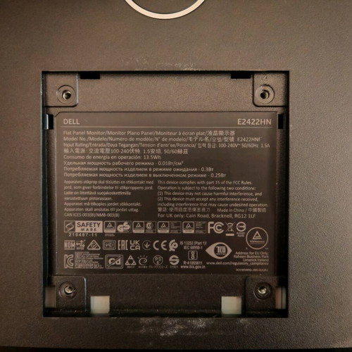 Dell Monitor E2422hn refurbished for parts or repair