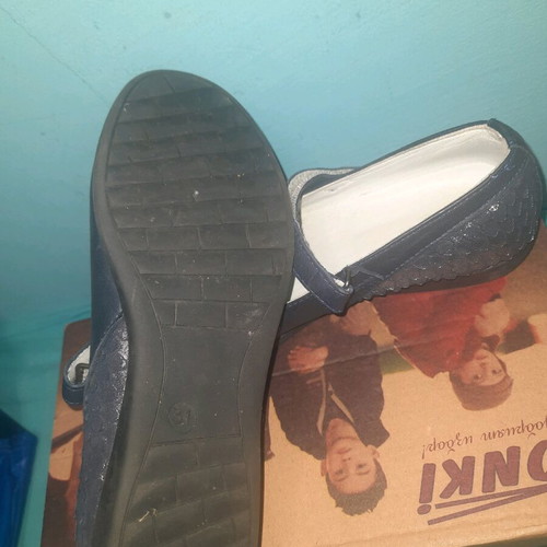 Ballerina shoes size 31 like new, genuine leather, blue