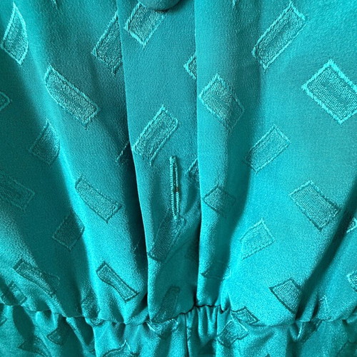 Vintage one-piece jumpsuit like new, turquoise