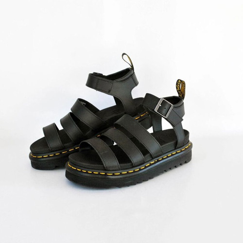 Dr. Martens Black Platform Sandals like new No 39