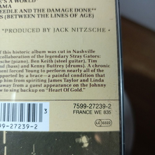 Harvest Neil Young CD used, rock genre
