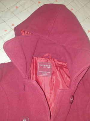 Terranova coat for girl 6-7 years used, bordeaux