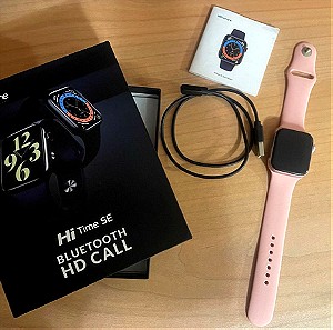 HiFuture HiTime SE Smartwatch με Παλμογράφο (Ροζ)