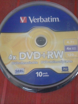 Verbatim DVD+RW επανεγγράψιμα 10άδα καινούργια