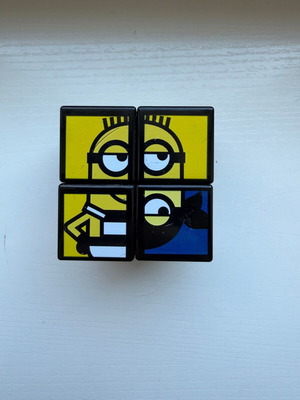 Φιγούρα McDonald’s Happy Meal Minions 2018 μεταχειρισμένη, κύβος του Ρούμπικ