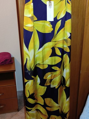 Zoe Stergiou dress L new, maxi summer