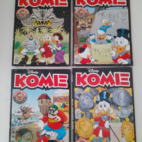 KOMIX The Life and Times of Scrooge McDuck comics used, set of 4