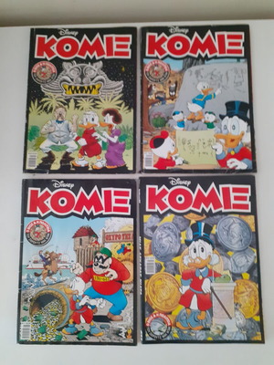KOMIX The Life and Times of Scrooge McDuck comics used, set of 4