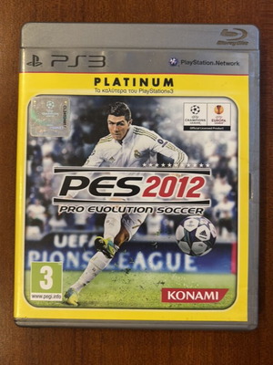 PES 2012 Pro Evolution Soccer PS3 Platinum Edition μεταχειρισμένο, ελληνική έκδοση