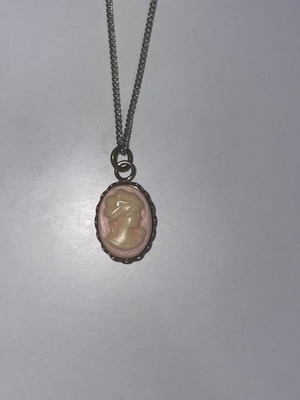 Фалшиво колие Accessorize като ново, розово и сребристо