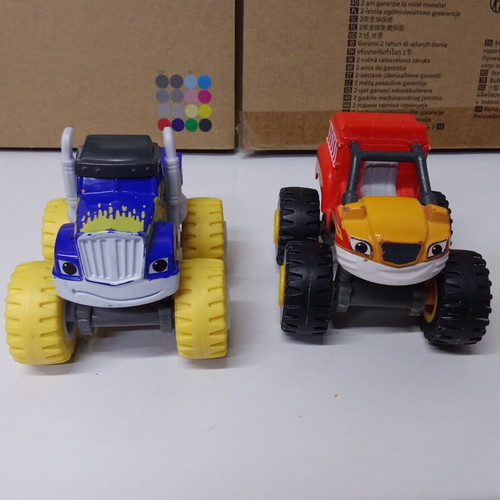 Monster Trucks set of 5 used from Blaze and the Monster Machines