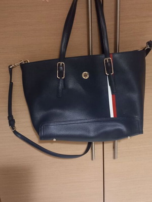 Tommy Hilfiger Handbag Blue New with Detachable Inner Pouch