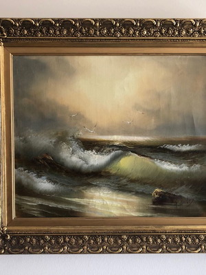 Πίνακας ζωγραφικής λάδι σε καμβά του H. Gailey 70x60