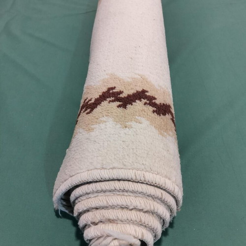 Runner rug used, vintage 1970