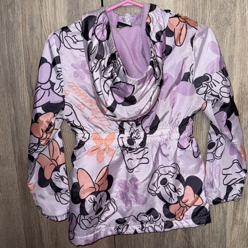 Disney waterproof jacket for girls, size 3-4 years, purple