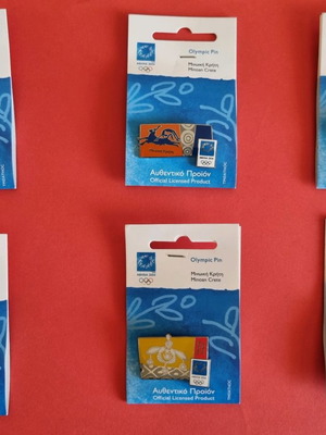 Athens 2004 Olympic pins Minoan Crete series new, set of 6