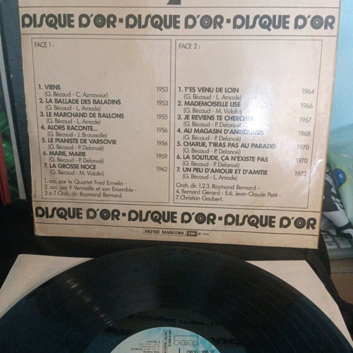 Gilbert Bécaud Disque d'Or Volume 2 used