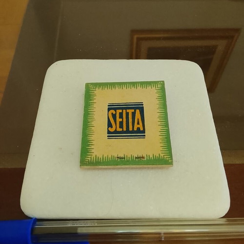Vintage French Seita Chamois Matchbox with Lithograph like new
