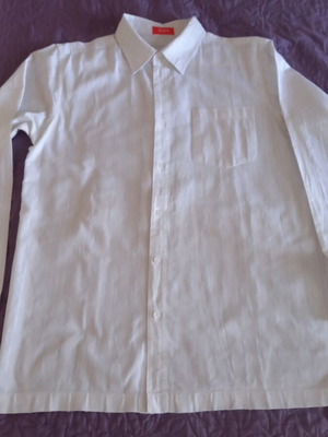 Boss white shirt like new, size L