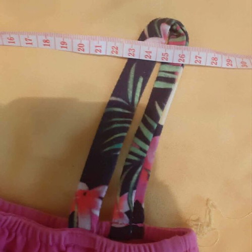 One-Shoulder Girls' Top EBITA fuchsia like new, size 12 years