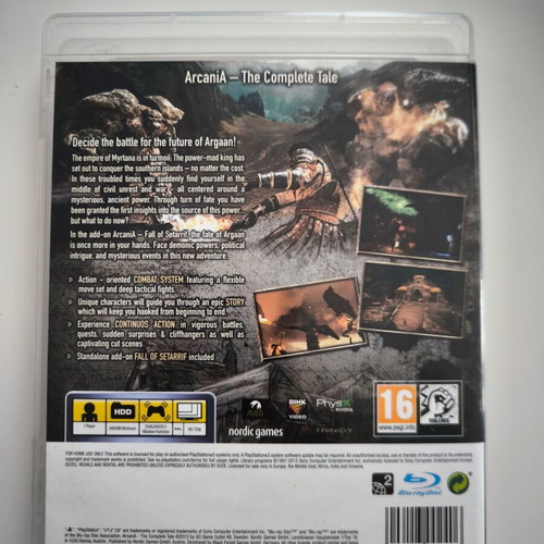 Arcania The Complete Tale PS3 game like new