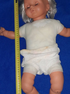 Badea doll used, 50 cm, Italian vintage without clothes