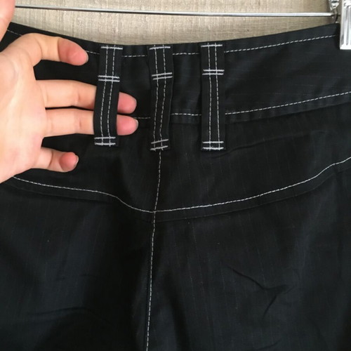 Vintage Jensen low-rise Y2K pants, size 36/S, black