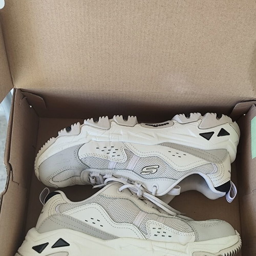 Skechers athletic shoes size 36.5 like new, beige