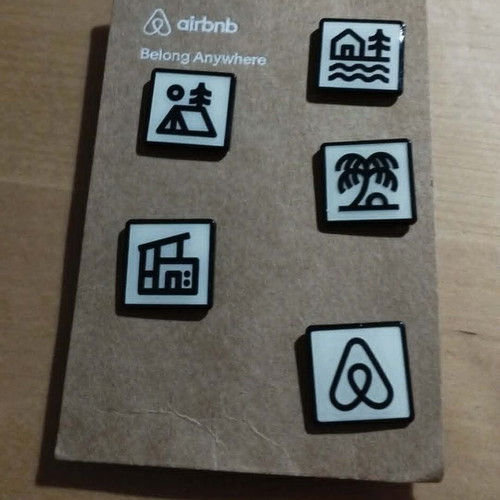 Enamel pins Airbnb pack of 5 new set