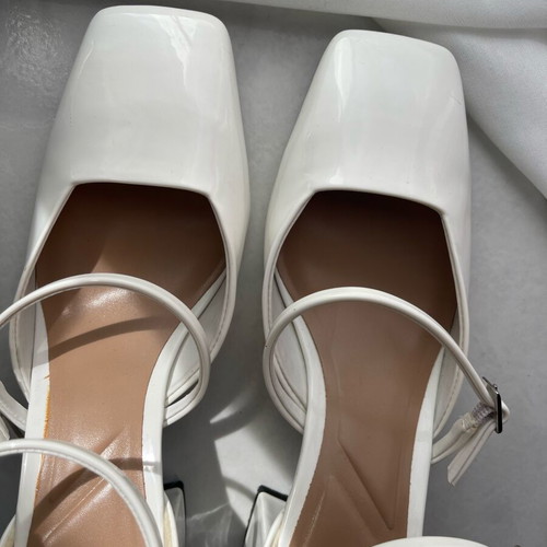 Zara Mary Jane’s ballerinas size 39 like new, white