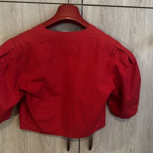 Laura Ashley red bolero jacket used, collectible 1980