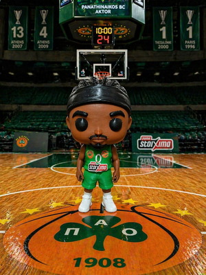 Φιγούρα TJ SHORTS Παναθηναϊκού καινούργια, χειροποίητη συλλεκτική