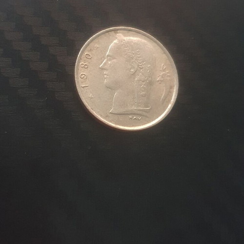 Belgium 1 Franc 1980 new