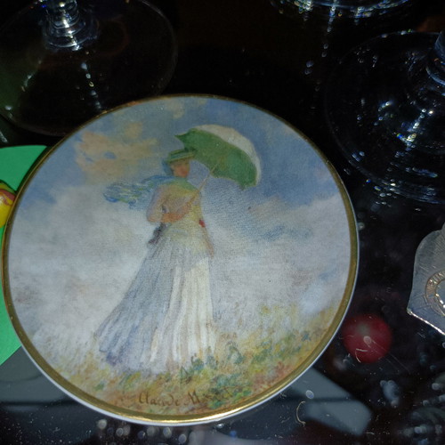 Porcelain plate Claude Monet new decorative