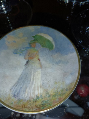 Porcelain plate Claude Monet new decorative