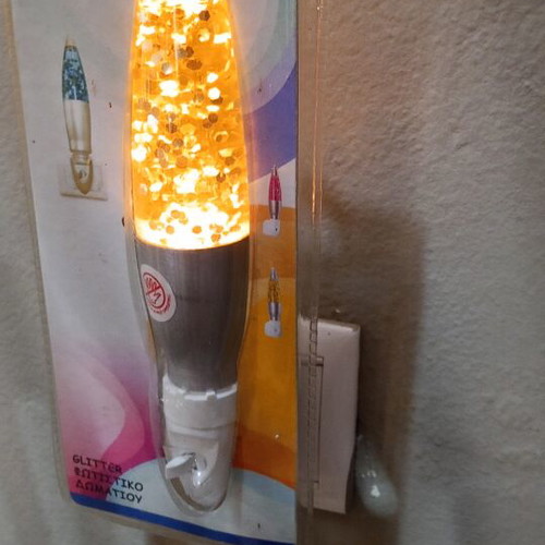 Retro Vintage Glitter Lava Lamp Night Light New