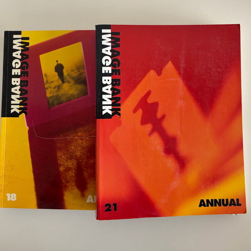 Image Bank Annual 18 & 21 used collectible photography and design books