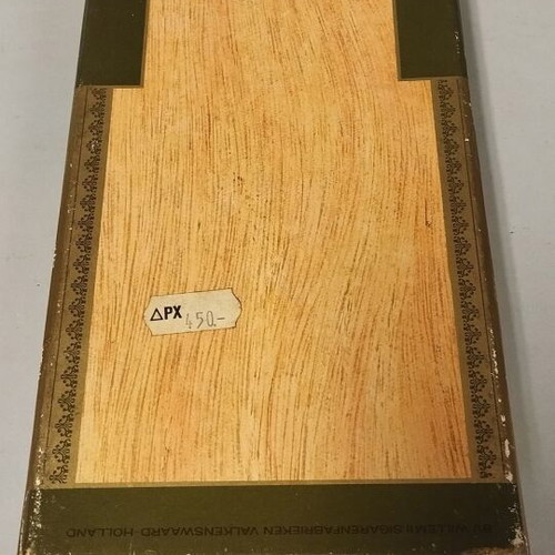 Vintage Willem II harmonie paper cigar box used