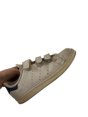 Adidas Stan Smith Velcro sneakers used, unisex, size 41.5, white