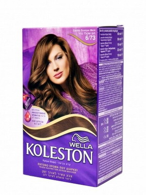 Wella Koleston βαφή μαλλιών 6.73 καινούργιο, ξανθό σκούρο μελί 50ml