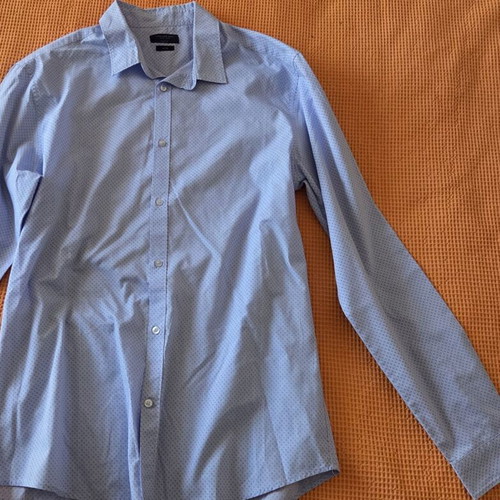 Calliope men's blue shirt large slim fit like new