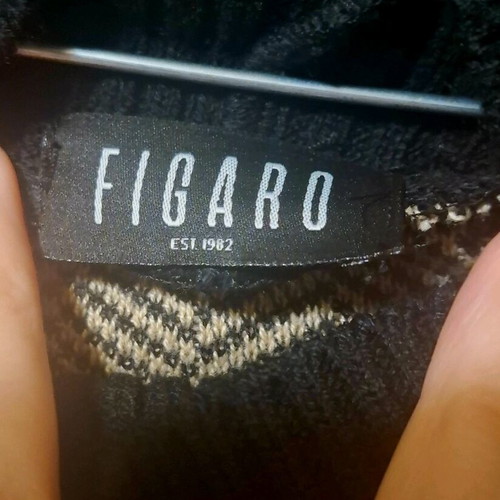 Figaro knit set, grey and beige