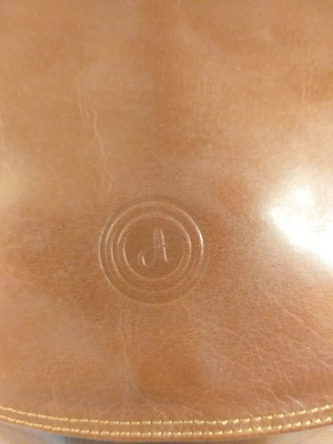 Leather saddle bag used