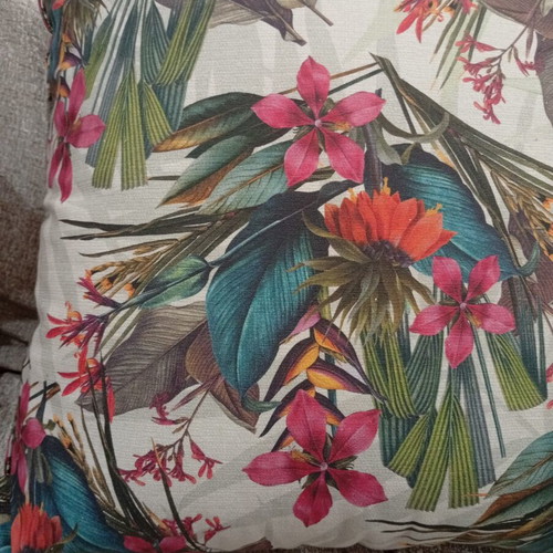 Boho decorative pillow 55x55 cm with zipper