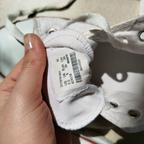 Converse Allstar women's white shoes used