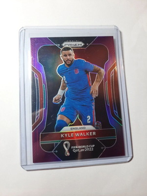 Κάρτα Panini Prizm Fifa World Cup 2022 Kyle Walker Purple 005/199 σαν καινούργιο