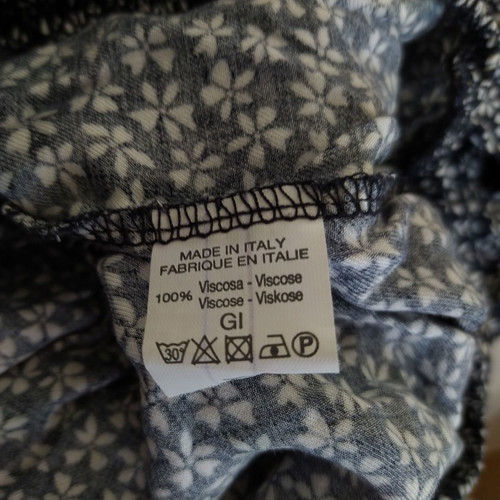 Brandy Melville Maura black floral top one size new