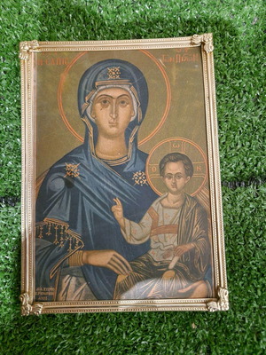 Παλιά ορθόδοξη εικόνα Βρεφοκρατούσα